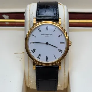 Patek Philippe Calatrava 5120J-001 35mm Yellow gold White