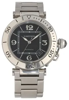 Cartier Pasha Seatimer 2790 40mm Stainless steel Black