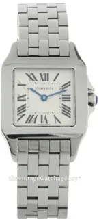 Cartier Santos Demoiselle W25075Z5 Stainless steel Pink