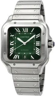 Cartier Santos de Cartier WSSA0062 40mm Stainless steel Green