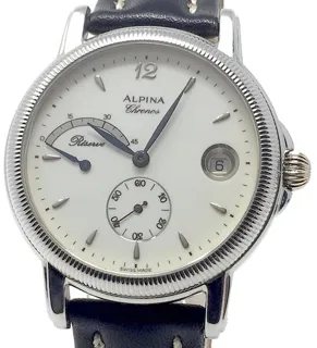 Alpina 3167-A 38mm Stainless steel White