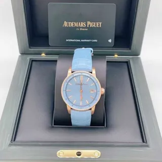 Audemars Piguet Code 11.59 77410OR.OO.A344CR.01 38mm Rose gold Light blue