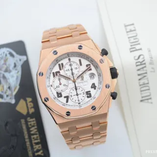 Audemars Piguet Royal Oak Offshore 26170OR.OO.1000OR.01 42mm Rose gold Silver