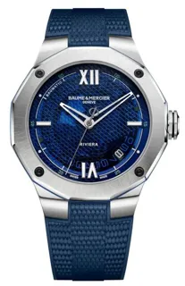 Baume & Mercier Riviera M0A10701 42mm Stainless steel Blue