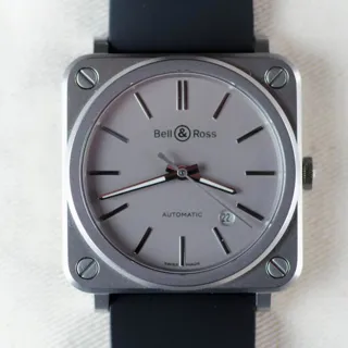 Bell & Ross BR S BRS92-GR-ST/SRB 39mm Stainless steel Gray