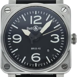 Bell & Ross Instruments BR0392-BLC-ST 42mm Stainless steel Black