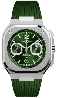 Bell & Ross Urban BR05C-GN-ST/SRB 42mm Stainless steel Green