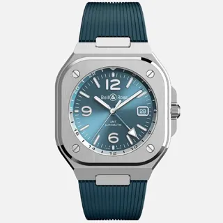 Bell & Ross Urban BR05G-PB-ST/SRB 41mm Stainless steel Blue