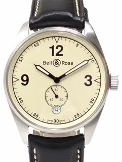 Bell & Ross Vintage SS 123S 44mm Stainless steel Champagne