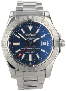 Breitling Avenger A32390 43mm Stainless steel Blue