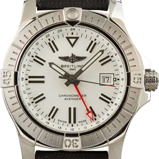 Breitling Avenger A32397101A1X2 43mm Stainless steel White