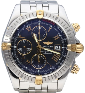 Breitling Chronomat B13356 43mm Yellow Gold$Steel Black