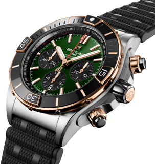 Breitling Super Chronomat UB0136251L1S1 Rose gold and Stainless steel Green