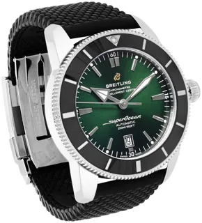 Breitling Superocean Heritage II AB2020121L1S1 46mm Stainless steel green