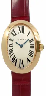 Cartier Baignoire Small Model W8000007 23mm Rose gold Silver