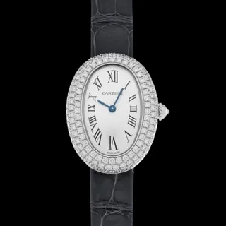 Cartier Baignoire WJBA0015 32mm White gold Silver