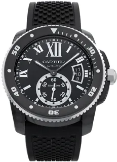 Cartier Calibre de Cartier WSCA0006 Stainless steel Black