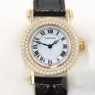 Cartier Diabolo WG100151 27mm Yellow gold White