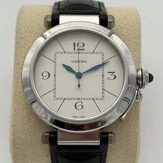 Cartier Pasha 2730 42mm Stainless steel White