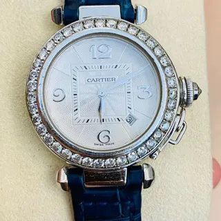 Cartier Pasha WJ111631 32mm White gold White