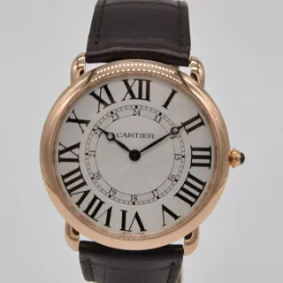 Cartier Ronde Louis Cartier Rose gold Silver