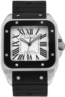 Cartier Santos 100 W20121U2 38mm Stainless steel Silver