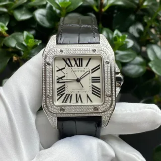 Cartier Santos de Cartier W20073X8 38mm Stainless steel Silver