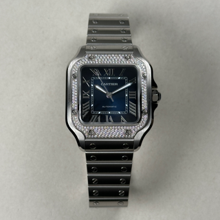 Cartier Santos de Cartier W4SA0006 Stainless steel Blue