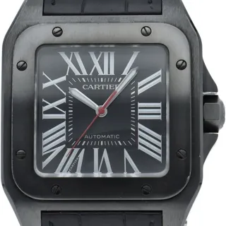 Cartier Santos de Cartier WSSA0006 51mm Stainless steel Black