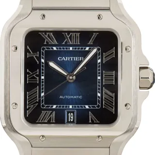 Cartier Santos de Cartier WSSA0071 40mm Stainless steel Blue