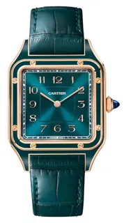 Cartier Santos Dumont WGSA0098 43.5mm Rose gold Green