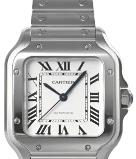 Cartier Santos WSSA0029 35mm Stainless steel Silver