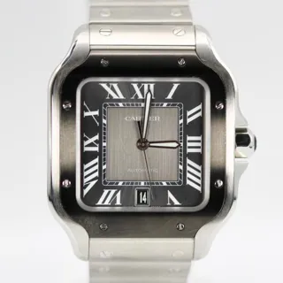 Cartier Santos WSSA0037 40mm Stainless steel Gray