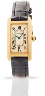 Cartier Tank Américaine 19mm Yellow gold White