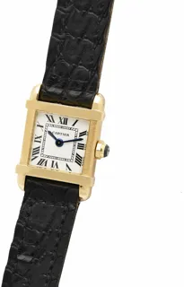 Cartier Tank Chinoise 62152 18mm Yellow gold White