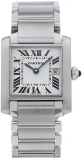 Cartier Tank Française W51011Q3 Stainless steel Silver