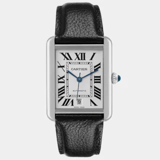 Cartier Tank W5200027 31mm Stainless steel Silver