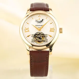 Chopard L.U.C 161869-5001 39.5mm Yellow gold Silver