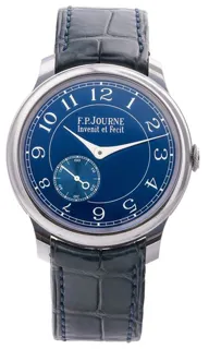 F.P. Journe Souveraine BLEU 39mm Tantalum Blue