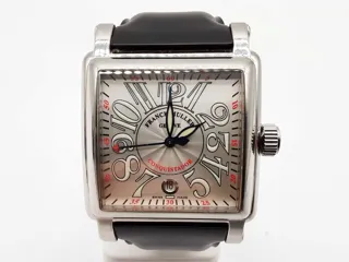 Franck Muller Conquistador 10000 H SC 41mm Stainless steel Silver