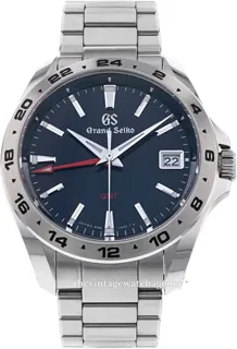 Grand Seiko Sport Collection SBGN005G 39mm Brushed/polished steel Blue