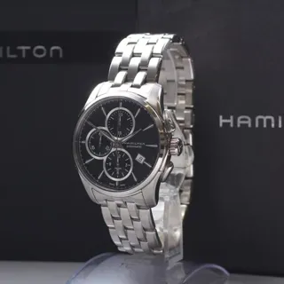 Hamilton Jazzmaster Auto Chrono H325960 42mm Stainless steel Black