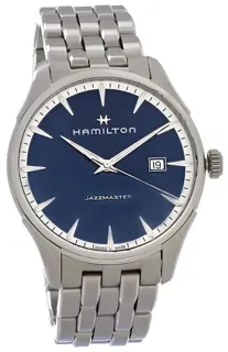 Hamilton Jazzmaster H32451141 40mm Stainless steel Blue