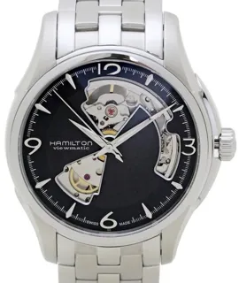 Hamilton Jazzmaster Open Heart H32565135 H325651 41mm Stainless Black