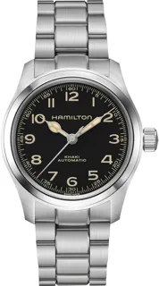 Hamilton Khaki Field H70405130 Stainless steel Black