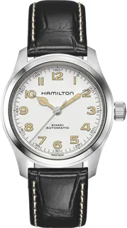 Hamilton Khaki Field H70405710 Stainless steel White