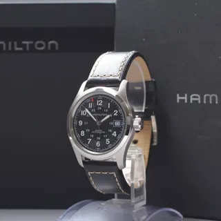 Hamilton Khaki H704450 38mm Steel Black