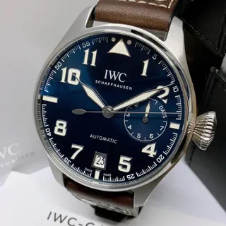 IWC Big Pilot IW500908 (LE  ) 46mm Stainless steel Blue