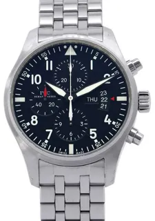 IWC Pilot IW377704 43mm Stainless steel Black