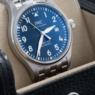 IWC Pilot Mark IW327016 40mm Stainless steel Blue